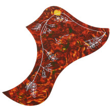 Left Hand Guitar Pickguard Self Adhesive Guitar Pick Guard Scratch Plate for Acoustic Guitar Replacement