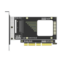 Konwerter PCIe 5.0 na U.2 (SFF - 8639) Rozszerzający Dysk SSD GEN5 U.2 O Przepustowość 128 Gb/S dla PCIE X4/X8/X16, Kompatybilny z PCIe 4.0/3.0/2.0