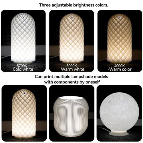 10PCS 3D Printer LED Lamp Adjustable Light Kit Led Light Parts Hardware DIY Model 3 Colors White /Cold/Warm Light