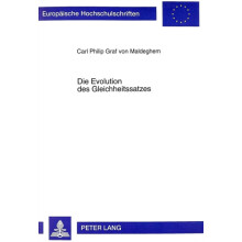 Die Evolution des Gleichheitssatzes Das Prinzip der Gleichbehandlung i