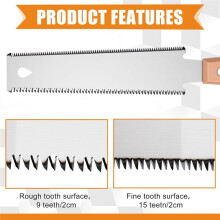 Woodworking Tools Set Wood Chisel Bevel Chisel Set 1/4in, 1/2in, 3/4in and 1in 6-in Woodworking Blade Coping Saw