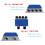 4  100M POE  Outdoor Application IP67 Waterproof Grade POE Input and  Input 3