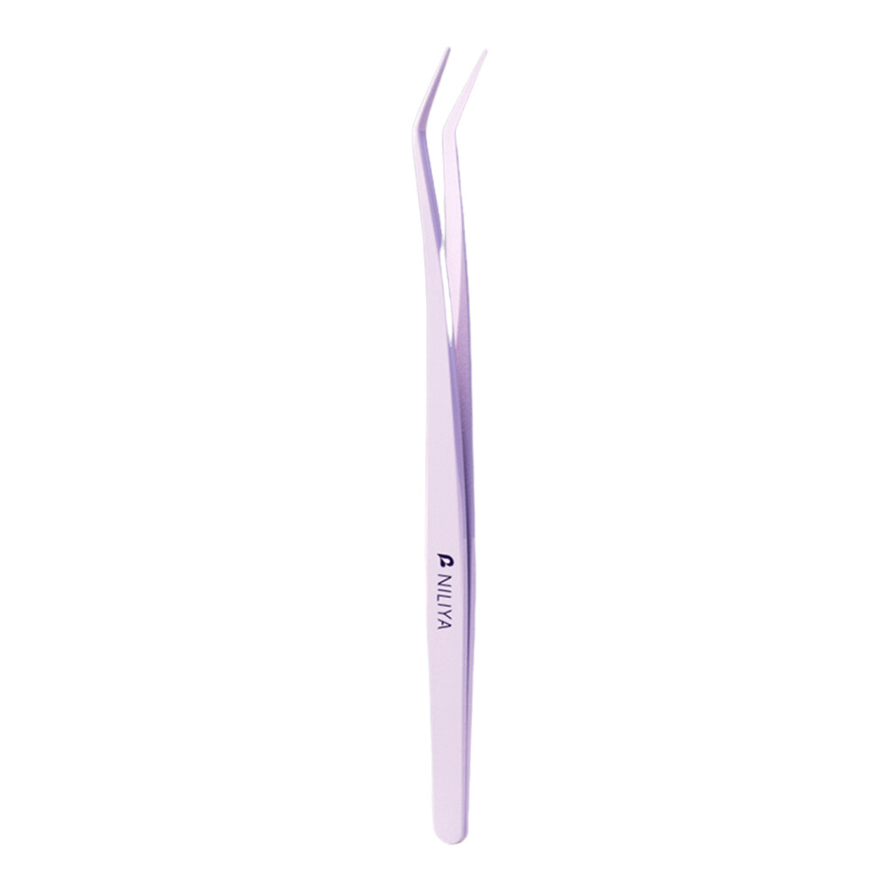 Roc-Electron (A) Pro Eyelash Tweezers For Beginners - Gold Feather Clamp