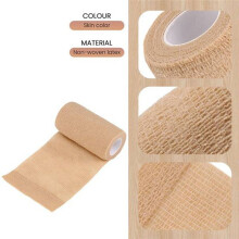 12 Packs First Aid Self Adhesive Cohesive Bandage, 10X450cm, Self Adherent Wrap, Non Woven Bandage Wrap