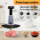 Multifunctional Manual Food Processor with Blade Guard Easy Clean Ergonomic Handle Ideal for Vegetables Garlic Meat 1
