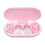 Noise Cancelling Silicone Earplugs With Carrying Case For-Pink 1