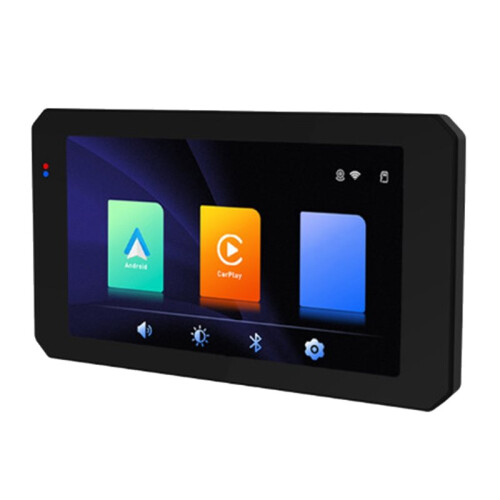 Motorcycle 5 Inch Display Wireless CarPlay Android Auto Palyer Motorcycle Navigation Screen Portable Digital Display