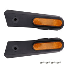 Achterkant /Rechts Sierstrip met Reflecterende Sticker voor Elektrische Scooter, Achterbescherming voor 5/5 Max/5 Pro