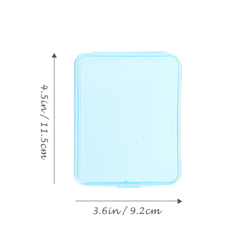 9St Draagbare Plastic Make-Up Organizer Met Stofbescherming 1