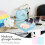 9St Draagbare Plastic Make-Up Organizer Met Stofbescherming 4
