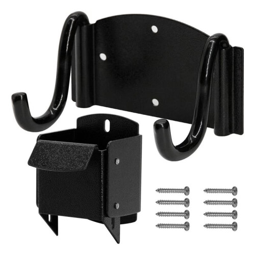 Wheelbarrow Storage Bracket - 90 Lbs Capacity, Heavy Duty Storage Hook for Most Wheelbarrows Designs