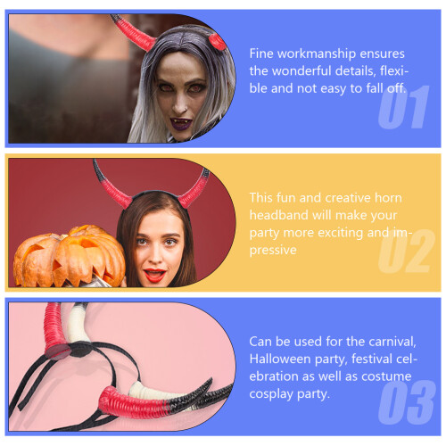 PU Hoorns Hoofddeksel En Halloween 2