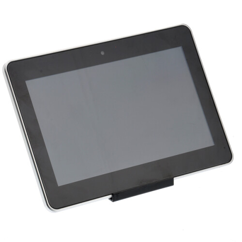 Zwarte Universele Tablet Standhouder Van Hard Plastic Vouwbaar 1