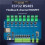 ESP32 RS485 Modbus Wifi  8-Way Relay Module Optocoupler Isolation 8 Channel Relay Module with Shell  7-24V 8