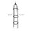 Trellis 100 cm, set van 2 4