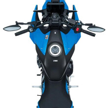 Pads de Tração Antiderrapantes para Tanque de Motocicleta Adesivos Decorativos Antirrisco para GSX-8S GSX-8R 2023-2025 Azul