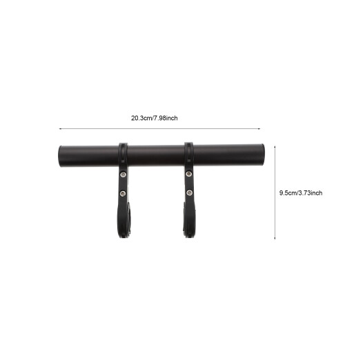 1Set Gemakkelijke Fietsuitbreiding Stevige Aluminium Handlebar Bracket 1