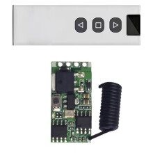 Módulo de Velocidade Ajustável e Regulável para Motor 3.6V 6V 12V 24V, com Controle Remoto de 5A, Interruptor de Luz e Dimmer.