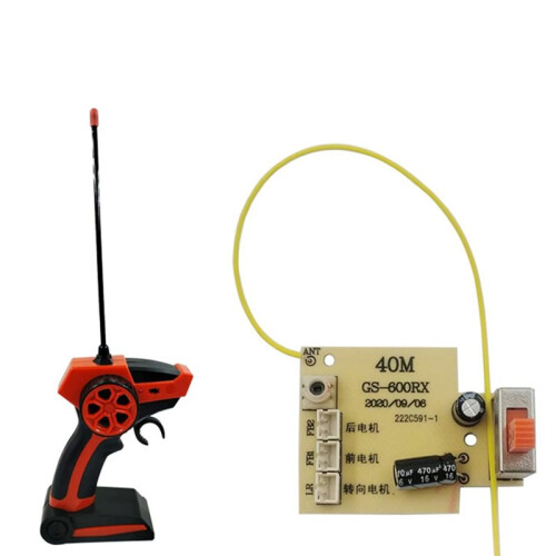 2.4G 4CH Remote Control Transmitter and Receiver Module Accessories Replacement for RC Remote Control Car Red 1