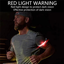 Rechargeable COB LED Armband Light 500LM - USB Type-C, IPX4 Waterproof, 400mAh Battery for Night Sports