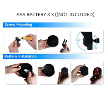 Gate Entry Visitor Door Bell Chime Alert Alarm AC110-240V Wireless Motion Sensor Doorbell Chime UK Plug