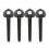 4/4 Cello String Knop Cello Pegs Ebonewood Hand String Skaft Handsnidade Violinskaft Halkfri Knopp 1