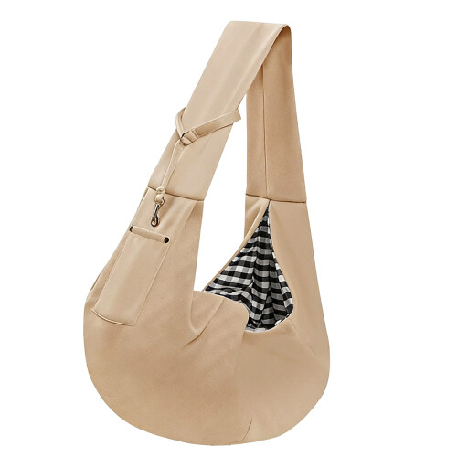 Comfortable Shoulder Pet Transport Shoulder Bag Casual-Khaki