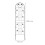 Trellis 200 cm set van 2 zwart 4