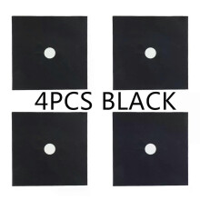 (Black) Stovetop Burner Covers For Gas Stoves Liner Clean Mat Gas Stove Protector Washable Gas Stovetop Kitchen Utensils Cooker Cover