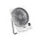 Portable Desk Fan with Phone Stand Plastic Texture for-White 1