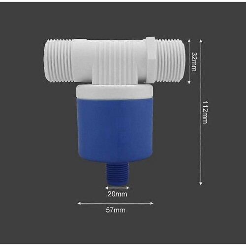 (1 inch, Outer side) 1/2'' 3/4'' 1'' Practical Water Level Control Durable Replacement Full Automatic Float Valve Anti Corrosion Nylon ball balve