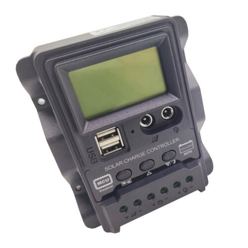 PWM Controllers, Power Off Memory Backflow Resistance Circuit Dual USB Solar Controller for Batteries (30A) 2