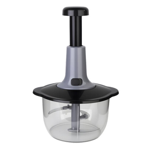 Multifunctional Manual Food Processor with Blade Guard Easy Clean Ergonomic Handle Ideal for Vegetables Garlic Meat 1