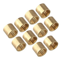 Upgrade Your Snooker Equipment with 10pcs Reliable Brass Tip Ferrules Set (10mm) Snooker Equipment