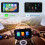 Motorcycle 5 Inch Display Wireless CarPlay Android Auto Palyer Motorcycle Navigation Screen Portable Digital Display 5