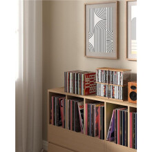 CD Holder Desk Rack, Cute Holds 30 CD Case, Cd Holder Stand, CD Storage/Shelf//Stand Dollar, Fit for Theatre Room