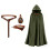 Costume de Chevalier médiéval Halloween Chevalier-Vert armée 1