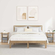 vidaXL Bedside Table 2 pcs Artisan Oak 41 x 40 x 45 cm Engineered Wood