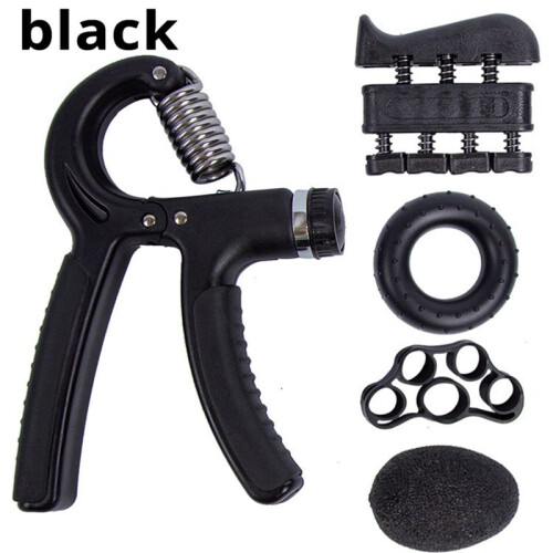 Adjustable Gripper Set Five-Finger Puller Wrist Trainer Fitness Five-Piece Set 1