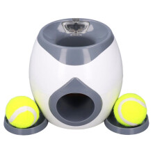 Dog Feeding Toys Dog Tennis Feeding Machine with 2 Tennis for Dog Training