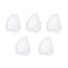 5St Decoratieve Pompom Balls Met Elastische Band Voor Knutselen