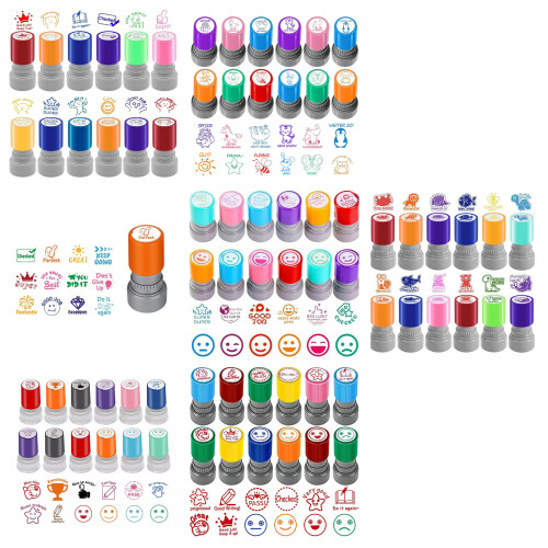 12 stks/set Engelse leraar commentaar stempels set met 12-D 2