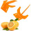 1 Pair Electric Orange Juicer Machine Extractor Cutter Peeler for XC2000E Series 6