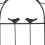 Trellis 200 cm set van 2 zwart 7