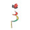Windspinner spiraal dierenmotief set van 3 8