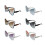 Lunettes de soleil papillon à monture de perles élégantes avec-2 2
