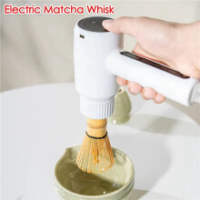 2X Electric Matcha Whisk Device Rechargeable Quickly Whisking Matcha Blender Tool for Home Beverage Shop DIY Tea-Making