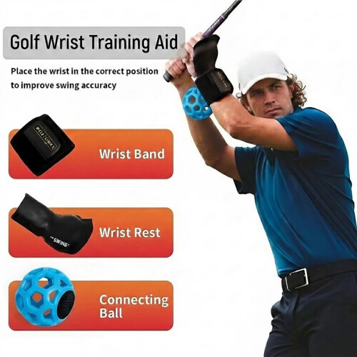 MELELINKS Right Hand,ProSWING  Swing Training Aid & Wrist Cradle & Compression Sphere 2