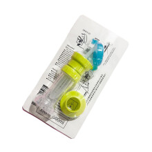 Hygienic Water Bottle Attachments With Soft Straw And-Green