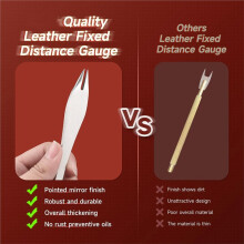 Leather Wing Divider Tool Leather Working Tool,Perfect for Leather 2mm Spacing